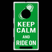 Coque Nokia Lumia 830 Keep Calm Ride on Vert