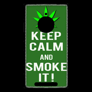Coque Nokia Lumia 830 Keep Calm Smoke it Kaki