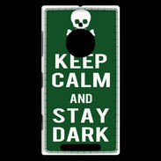 Coque Nokia Lumia 830 Keep Calm Stay dark Vert