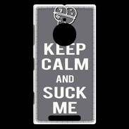 Coque Nokia Lumia 830 Keep Calm Suck me Gris