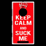 Coque Nokia Lumia 830 Keep Calm Suck me Rouge
