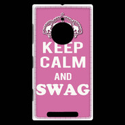 Coque Nokia Lumia 830 Keep Calm Swag Rose
