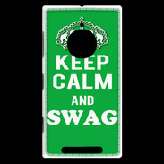 Coque Nokia Lumia 830 Keep Calm Swag Vert
