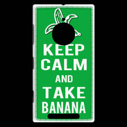 Coque Nokia Lumia 830 Keep Calm Take Banana Vert