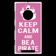 Coque Nokia Lumia 830 Keep Calm Be a Pirate Rose