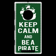 Coque Nokia Lumia 830 Keep Calm Be a Pirate Vert