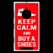 Coque Nokia Lumia 830 Keep Calm Buy Shoes Rouge
