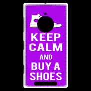 Coque Nokia Lumia 830 Keep Calm Buy Shoes Violet