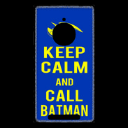 Coque Nokia Lumia 830 Keep Calm Batman Bleu