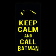 Coque Nokia Lumia 830 Keep Calm Call Batman Noir