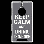 Coque Nokia Lumia 830 Keep Calm Drink champagne Gris