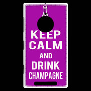 Coque Nokia Lumia 830 Keep Calm Drink champagne Violet