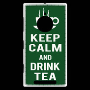 Coque Nokia Lumia 830 Keep Calm Drink Tea Vert
