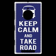 Coque Nokia Lumia 830 Keep Calm Take road Bleu