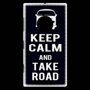 Coque Nokia Lumia 830 Keep Calm Take Road Noir