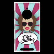 Coque Nokia Lumia 830 Miss Clubbing Chatain