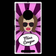 Coque Nokia Lumia 830 Miss Cougar Chatain