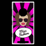 Coque Nokia Lumia 830 Miss Fashion Chatain