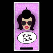Coque Nokia Lumia 830 Miss Fiesta Brune