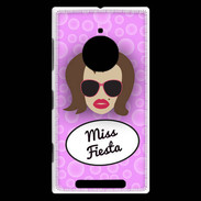 Coque Nokia Lumia 830 Miss Fiesta Chatain