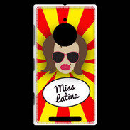 Coque Nokia Lumia 830 Miss Latina Chatain