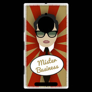 Coque Nokia Lumia 830 Mister Business Brun