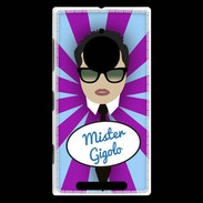 Coque Nokia Lumia 830 Mister Gigolo Brun