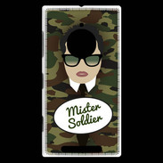 Coque Nokia Lumia 830 Mister Soldier Brun