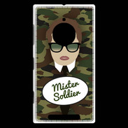 Coque Nokia Lumia 830 Mister Soldier Chatain
