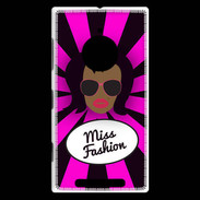 Coque Nokia Lumia 830 Miss Fashion Black