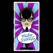 Coque Nokia Lumia 830 Mister Swag Brun