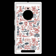 Coque Nokia Lumia 830 Adishatz All Over Rugby YM