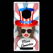Coque Nokia Lumia 830 Miss USA Chatain