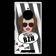 Coque Nokia Lumia 830 Miss Bretagne Chatain