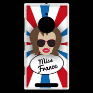 Coque Nokia Lumia 830 Miss France Chatain