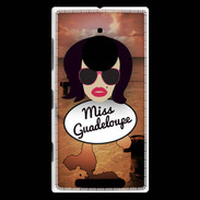 Coque Nokia Lumia 830 Miss Guadeloupe Brune