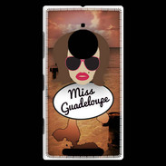 Coque Nokia Lumia 830 Miss Guadeloupe Chatain