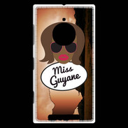 Coque Nokia Lumia 830 Miss Guyane Black