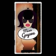 Coque Nokia Lumia 830 Miss Guyane Brune