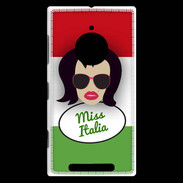 Coque Nokia Lumia 830 Miss Italie Brune