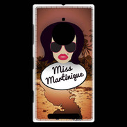 Coque Nokia Lumia 830 Miss Martinique Brune