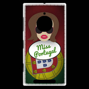 Coque Nokia Lumia 830 Miss Portugal Chatain
