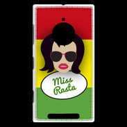 Coque Nokia Lumia 830 Miss Rasta Brune