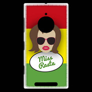 Coque Nokia Lumia 830 Miss Rasta Chatain