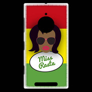 Coque Nokia Lumia 830 Miss Rasta Black