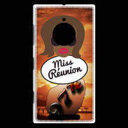 Coque Nokia Lumia 830 Miss Réunion Black