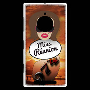 Coque Nokia Lumia 830 Miss Réunion Chatain