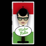 Coque Nokia Lumia 830 Mister Italie Brun