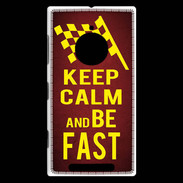Coque Nokia Lumia 830 Keep Calm and Be Fast Rouge