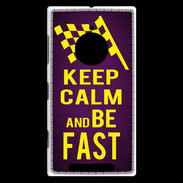 Coque Nokia Lumia 830 Keep Calm and Be Fast Violet